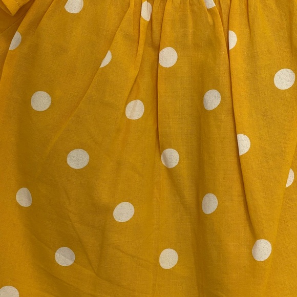 Cute yellow polka dot sets size 6/12m - Picture 4 of 5
